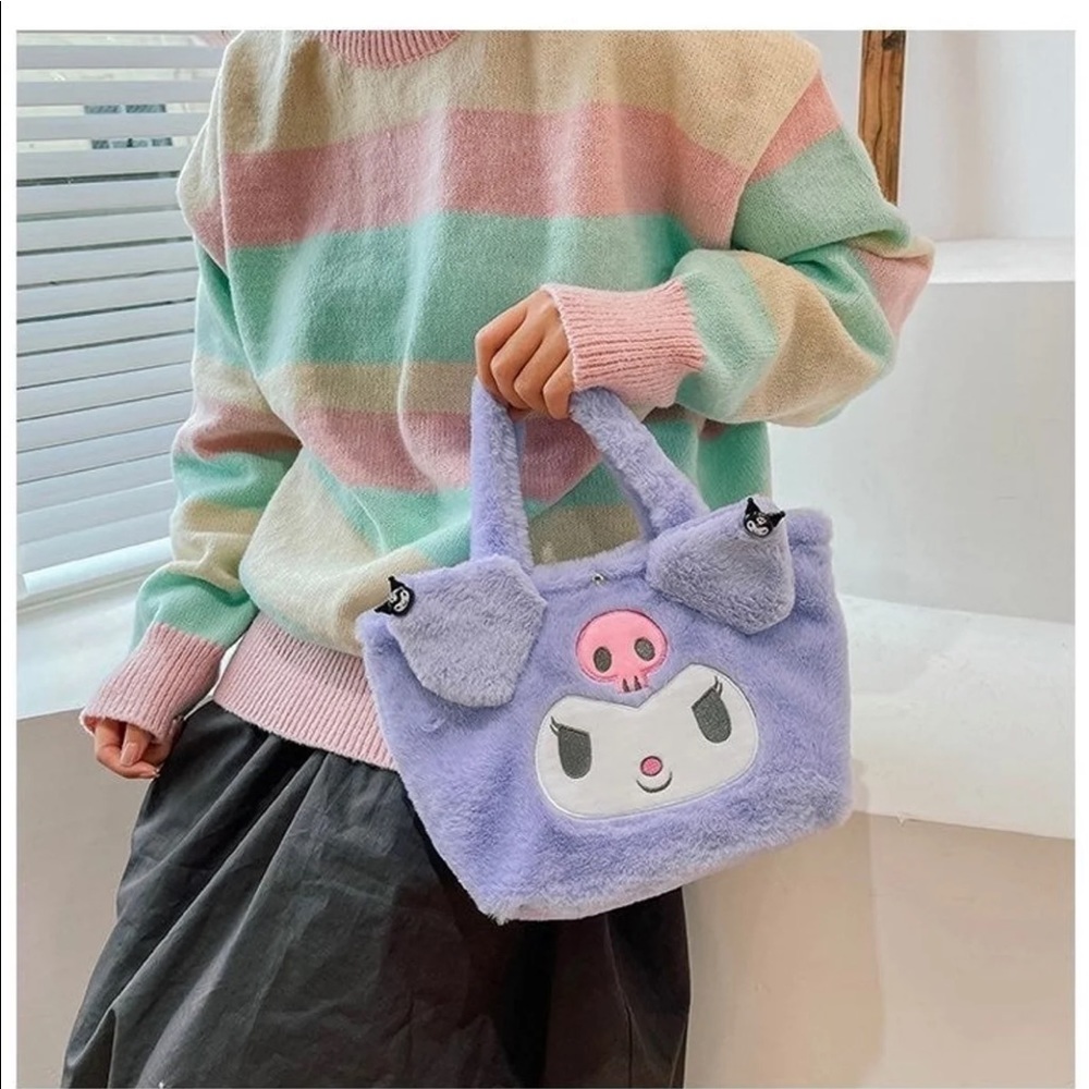 Kuromi plush small bag